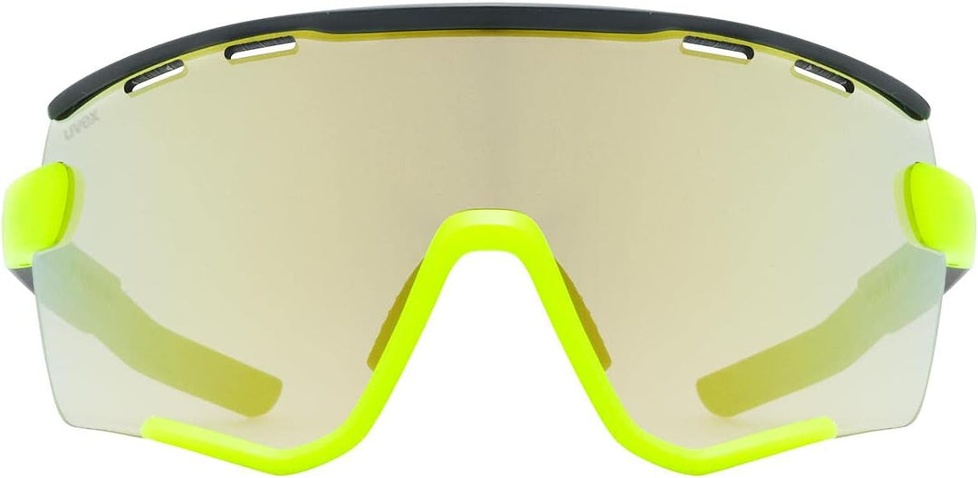 uvex Unisex Sportstyle 236 Set Sportbrille (1er Pack) Einheitsgrösse black yellow matt/yellow, Einhe