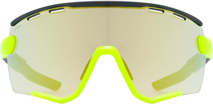 uvex Unisex Sportstyle 236 Set Sportbrille (1er Pack) Einheitsgrösse black yellow matt/yellow, Einhe