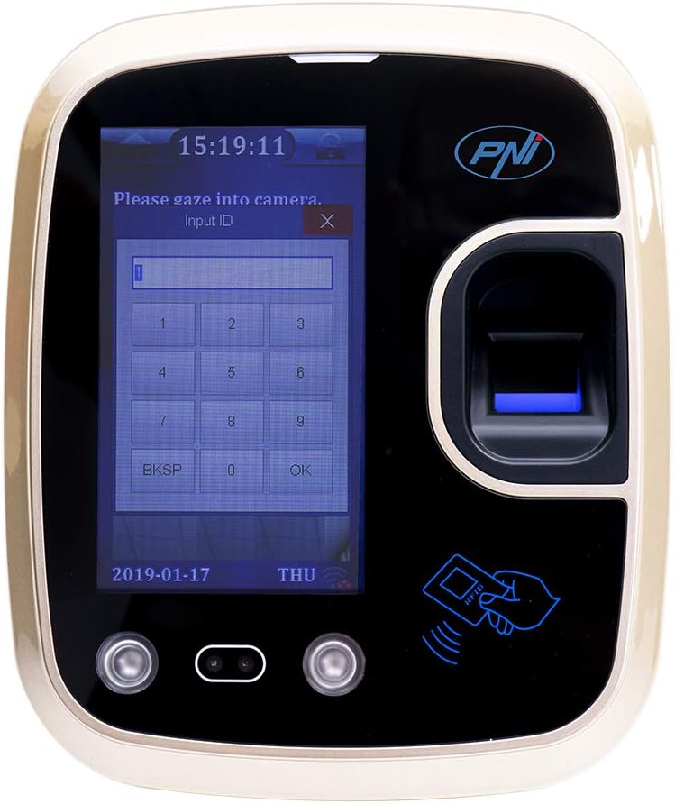 PNI Timeshare-System biometrische Face Access-Steuerung 600 mit Fingerabdruckleser, Gesichtserkennun