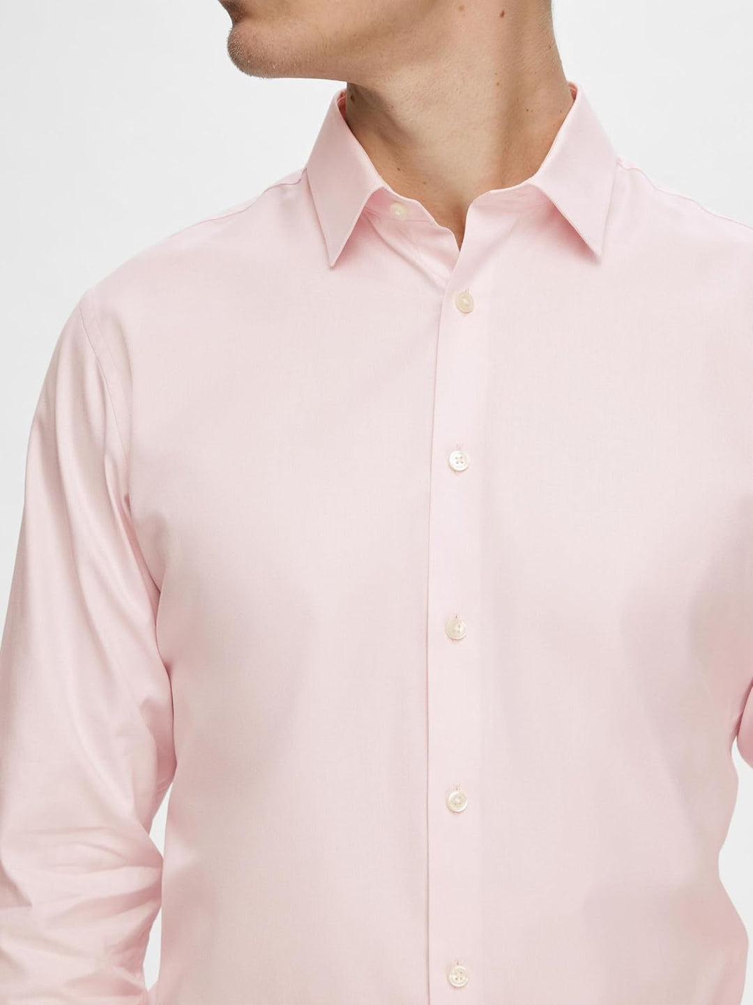 SELETED HOMME Herren Slhslimethan Shirt Ls Classic Noos Hemd S Pale Lilac, S Pale Lilac