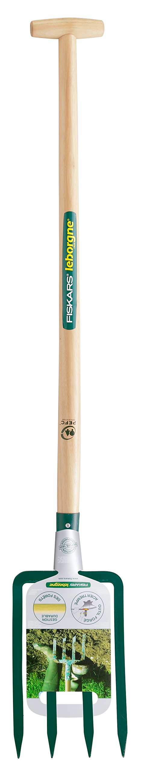Leborgne - LEBORGNE - Fourche à bêcher douille 30 cm Griff mit Ständer Dents standards No Color, Gri