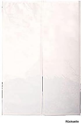 CoolChange Japanischer Türvorhang | 80x130cm | Inkl. Spannstange | Tür Noren aus Stoff | Motiv: Berg