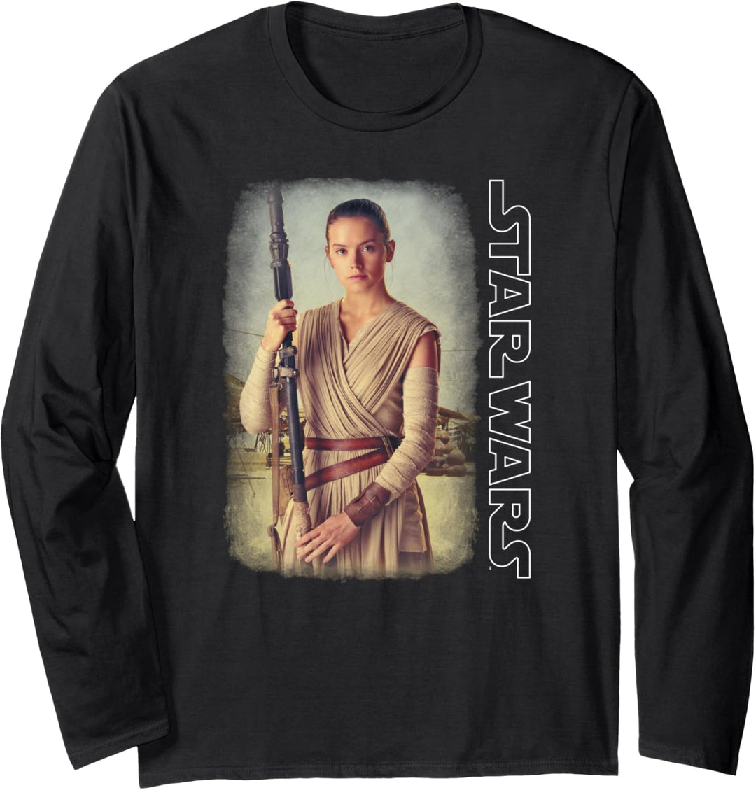 Star Wars Rey On Jakku Episode 7 Langarmshirt
