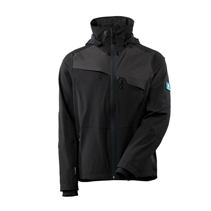 Mascot 17001-411-0918-2XL Arbeitsjacke "Advanced" wasserdicht, Schwarz/Dunkelanthrazit, 2XL Schwarz-