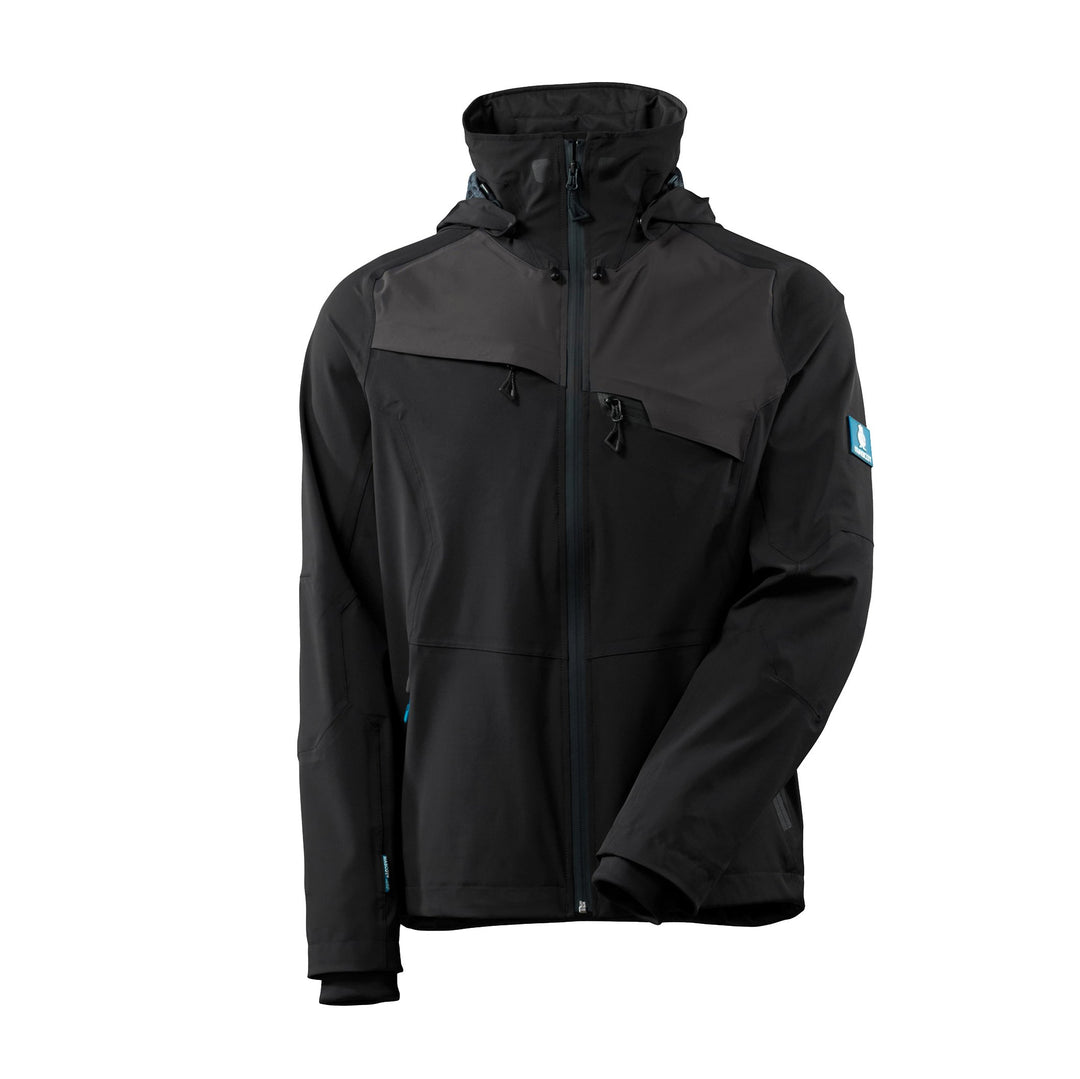 Mascot 17001-411-0918-XS Arbeitsjacke "Advanced" wasserdicht, Schwarz/Dunkelanthrazit, XS Black Dark