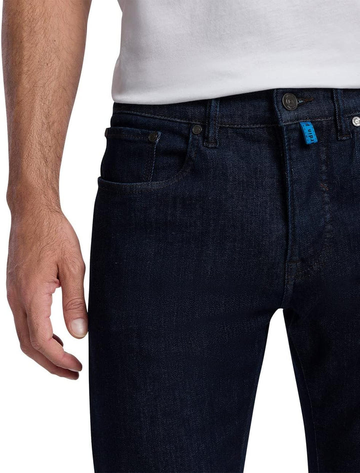 Pierre Cardin Herren Antibes Jeans 30W / 34L Dark Blue Raw, 30W / 34L Dark Blue Raw