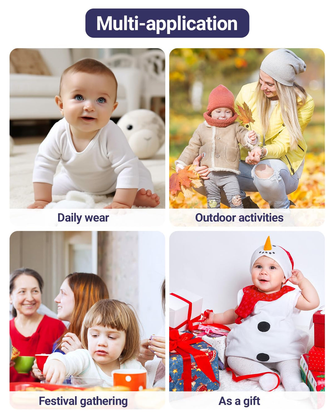 Baby Winter Overall mit Kapuze, Strampler Schneeanzug Jungen Mädchen Langarm Jumpsuit Warm Outfits G