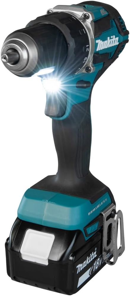 Makita DDF484RT3J Bohrmaschine, Schwarz, Blau, Silber, 2000 U/min, 1,8 kg, 2000 U/min, 1,3 cm, 3,8 c
