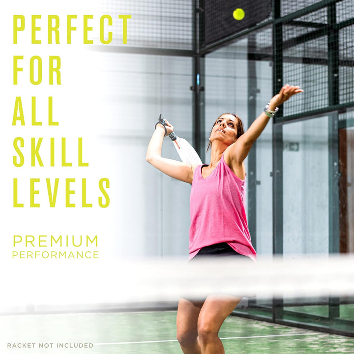 Franklin Sports - Axel Padel Set - 2 Fiberglass Padel Rackets with Foam Core, Balls, & Carrying Case