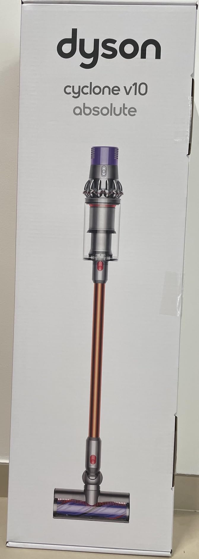 Dyson Cyclone V10 Absolute beutel- und kabelloser-/Softwalze/Handstaubsauger (inkl. 3 Elektrobürsten