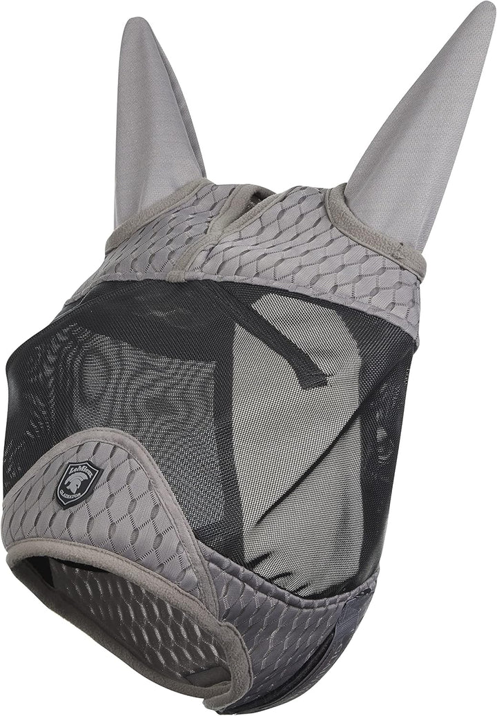 LeMieux Fliegenmaske Half Gladiator Grösse S, Farbe grau grau Small, grau Small