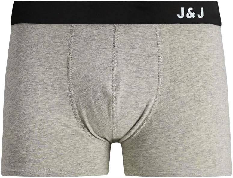 JACK & JONES Male Boxershorts 7er-Pack Boxershorts S 7er Pack (4x Schwarz, 3x Light Grey Melange), S