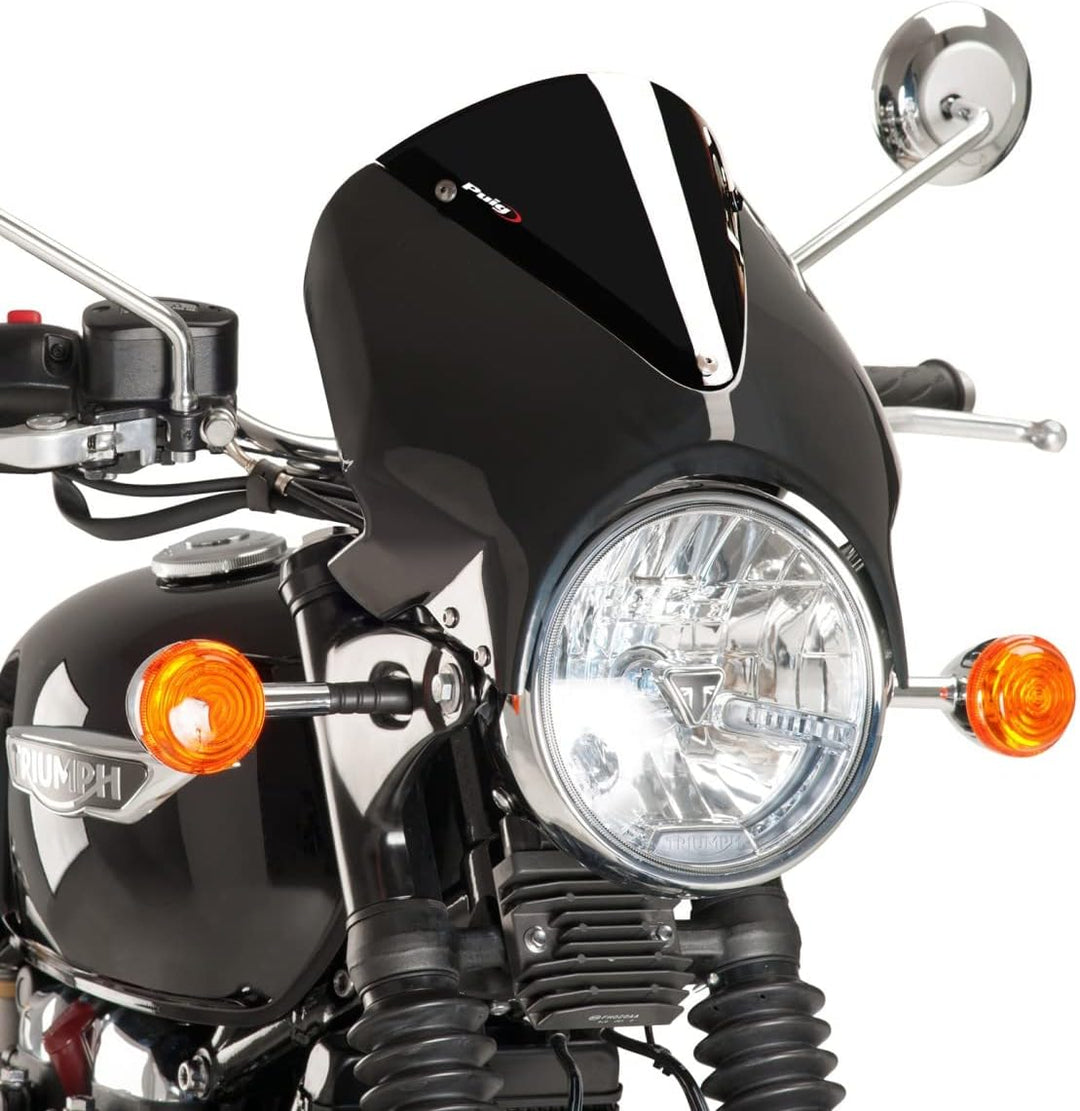 Windschild Puig Vision kompatibel für Ducati Monster 620/600 schwarz