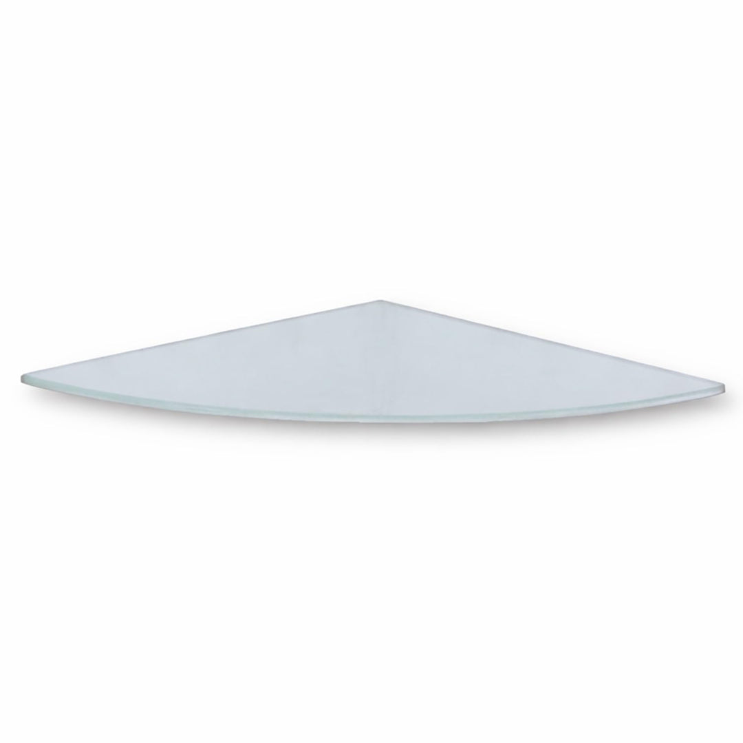 Euro Tische Glas-Bodenplatte Viertelkreis – Sicherheitsglas für Kaminofen, Ecktisch & Wohnbereich, B
