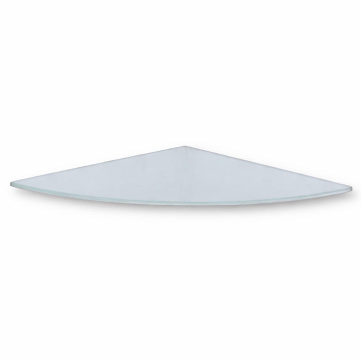 Euro Tische Glas-Bodenplatte Viertelkreis – Sicherheitsglas für Kaminofen, Ecktisch & Wohnbereich, B