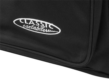 Classic Cantabile KT-C Keyboardtasche Grösse C schwarz (Innenmasse 102 x 42 x 15 cm, Schaumstoffpols