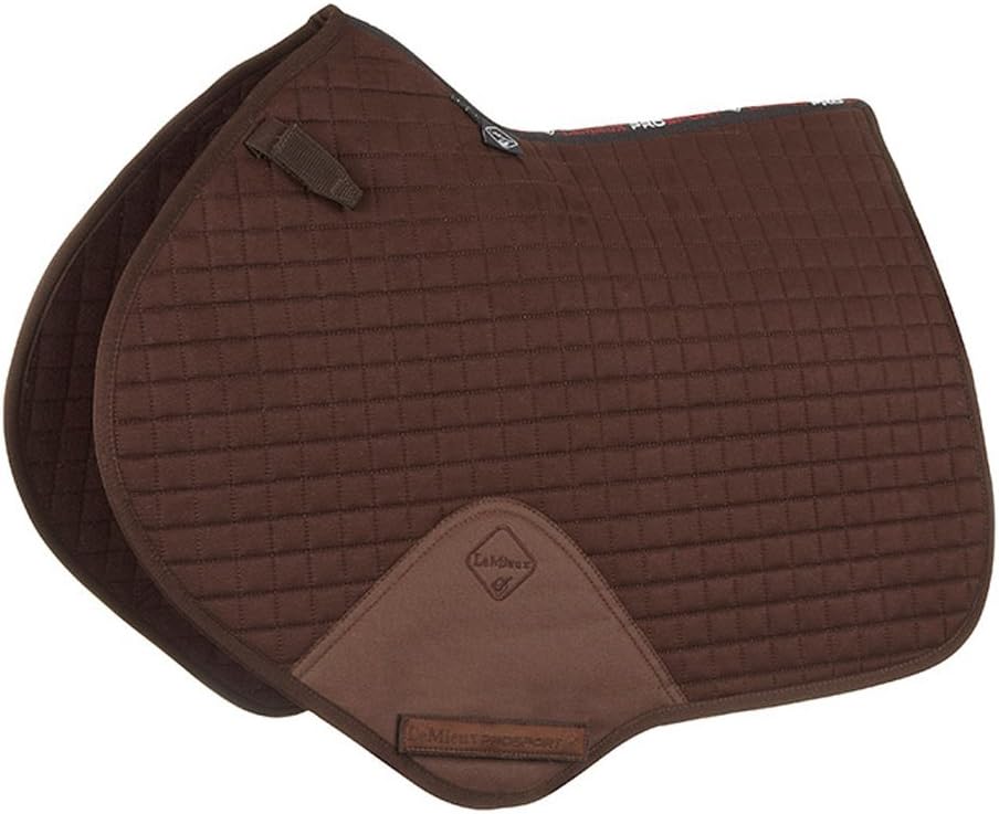 LeMieux Prosport Lustre Close Contact Square (D-Ring) Schabracke L Braun, L Braun