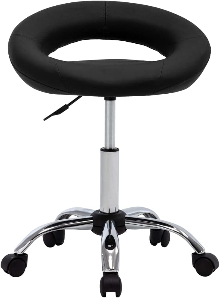 Arbeitshocker - Rollhocker mit Kunstleder-Sitz &amp; Gasdruckfeder