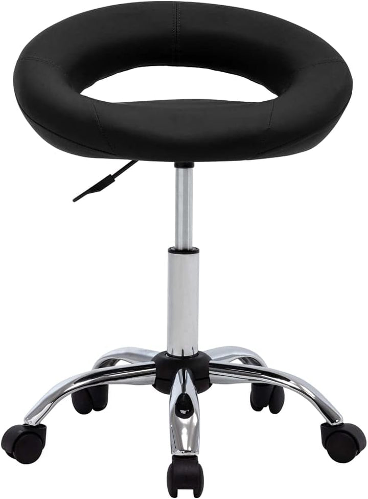 Arbeitshocker - Rollhocker mit Kunstleder-Sitz &amp; Gasdruckfeder