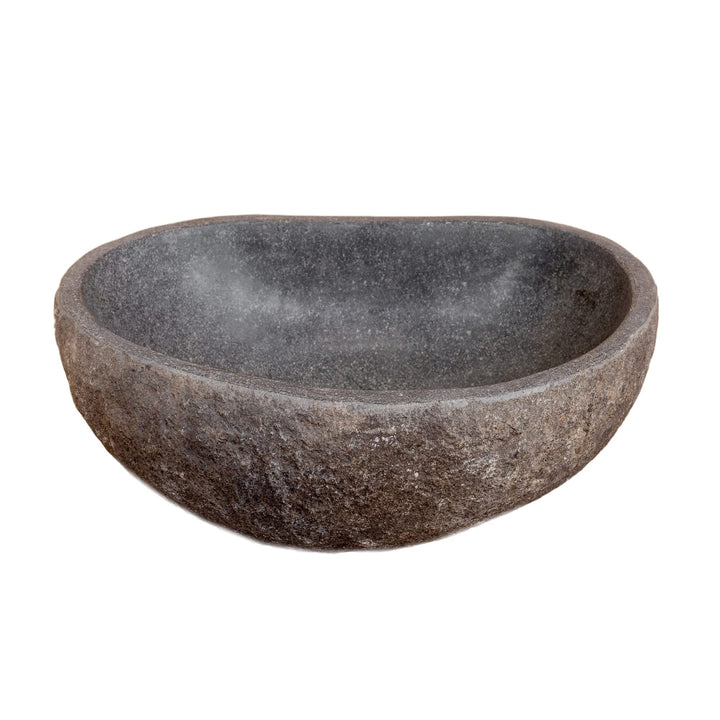 ART-CRAFT Steintrog Vogeltränke - Tier-Wassernapf aus Naturstein - Handgefertigte Schale Ø ca 25 cm