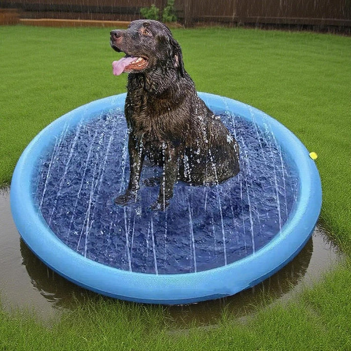 Splash Pad Sprinkler Wasser Spielmatte Für Kinder Und Hunde, Splash Play Matte Sommer Garten Wassers