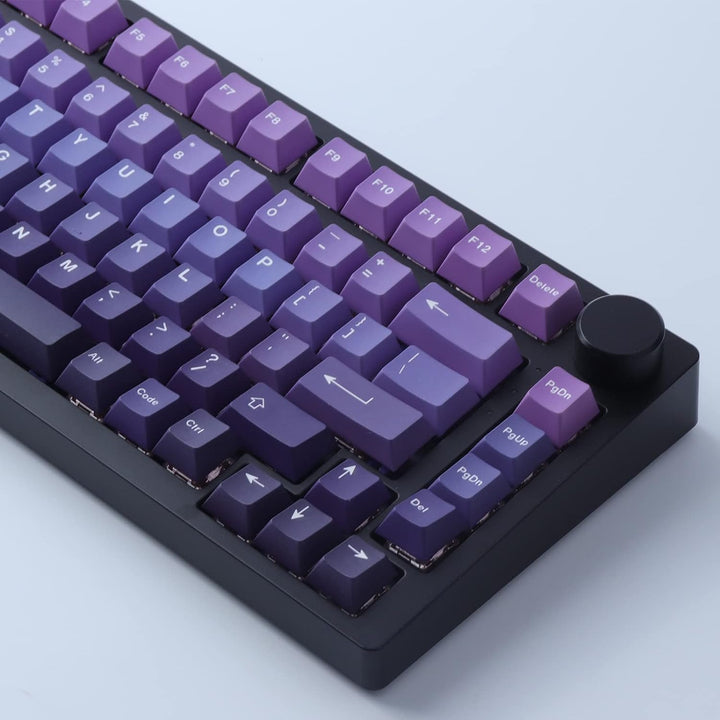 Keycaps PBT Keycaps 126 Tasten ISO&ANSI Layout Cherry Profil Dye-Sublimation Keycaps Set für Gateron