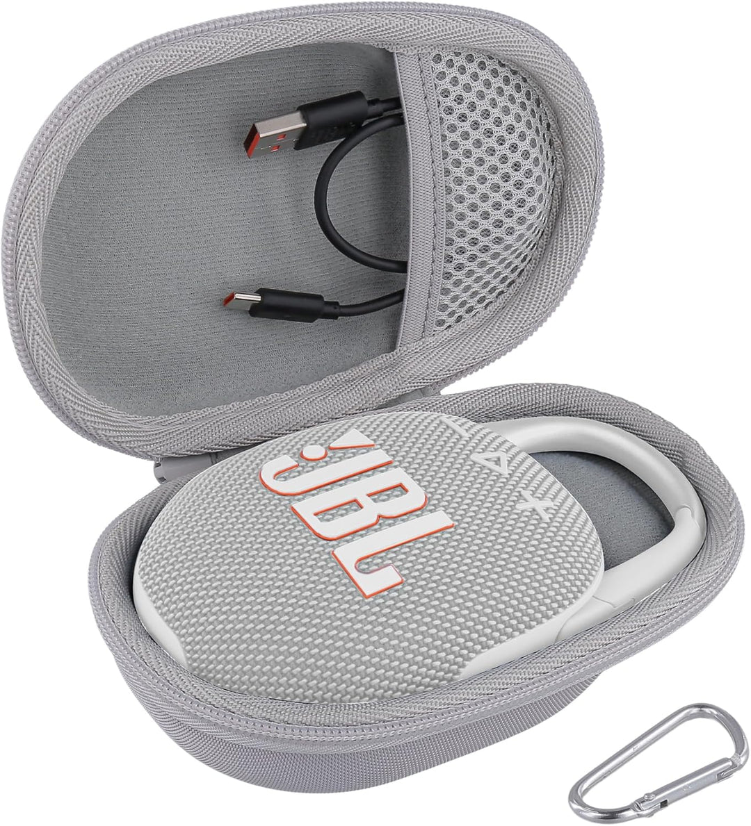 co2CREA Hart Reise Schutz Hülle Etui Tasche für JBL Clip 5 /JBL Clip 4 / JBL Clip 4 Eco Tragbare Blu