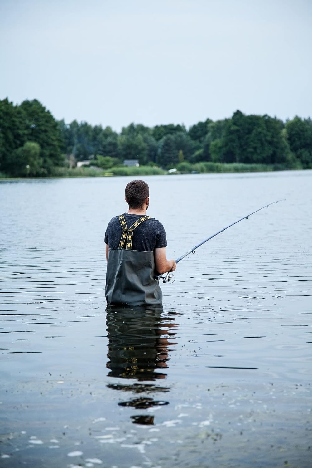 Wathose Hosenträger Prämie Waders verstellbare Hochwasserhose wasserdicht Hose Regenhose Angeln mit