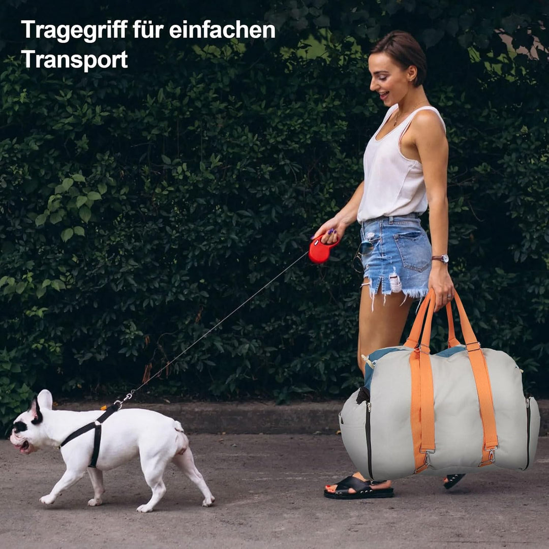 Ownpets Hunde Autositz für kleine bis mittlere Hunde, Waschbarer Hundesitz Auto, Hundebett Auto, Erh