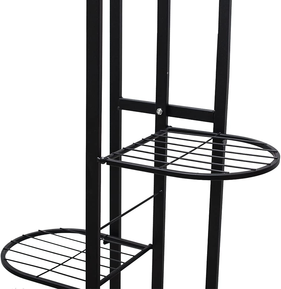 blumenständer für innen - pflanzenständer metall schwarz - pflanzenhocker blumentopf ständer Blument