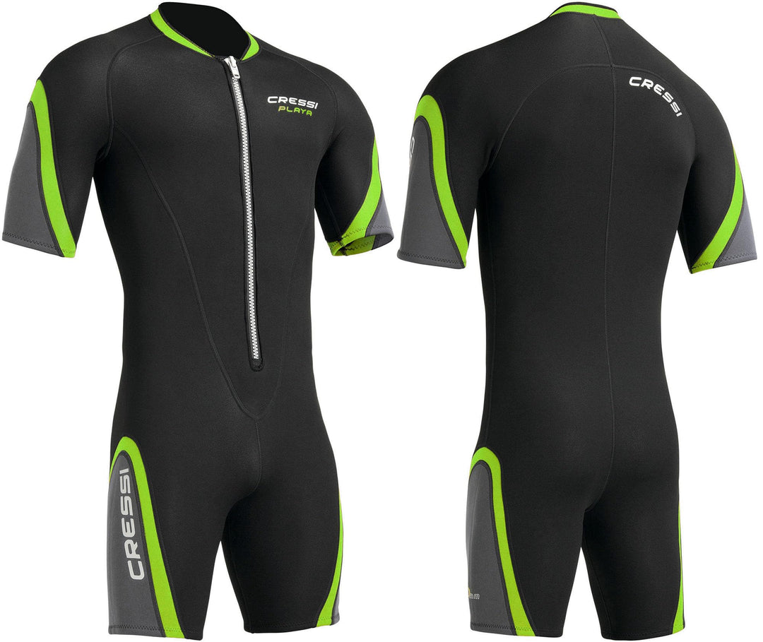 Cressi Playa Man Shorty Wetsuit – Kurzer Neoprenanzug 2.5mm aus Hochelastischem für Herren 2.5mm L S