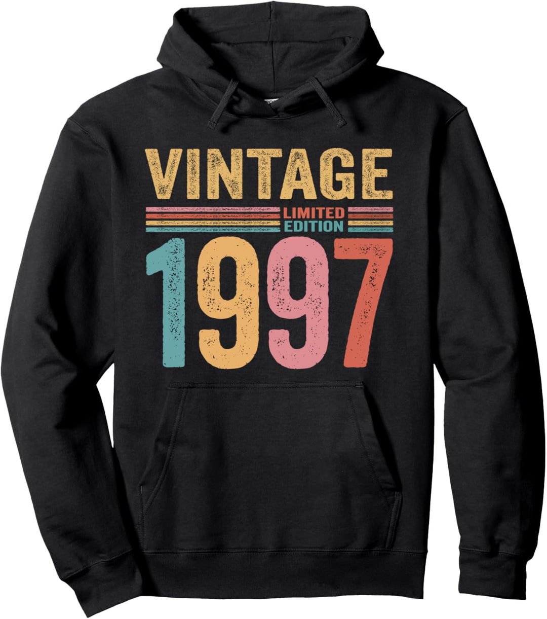 Vintage Limited Edition 1997 – 25 Jahre altes Geburtstagsgeschenk Pullover Hoodie