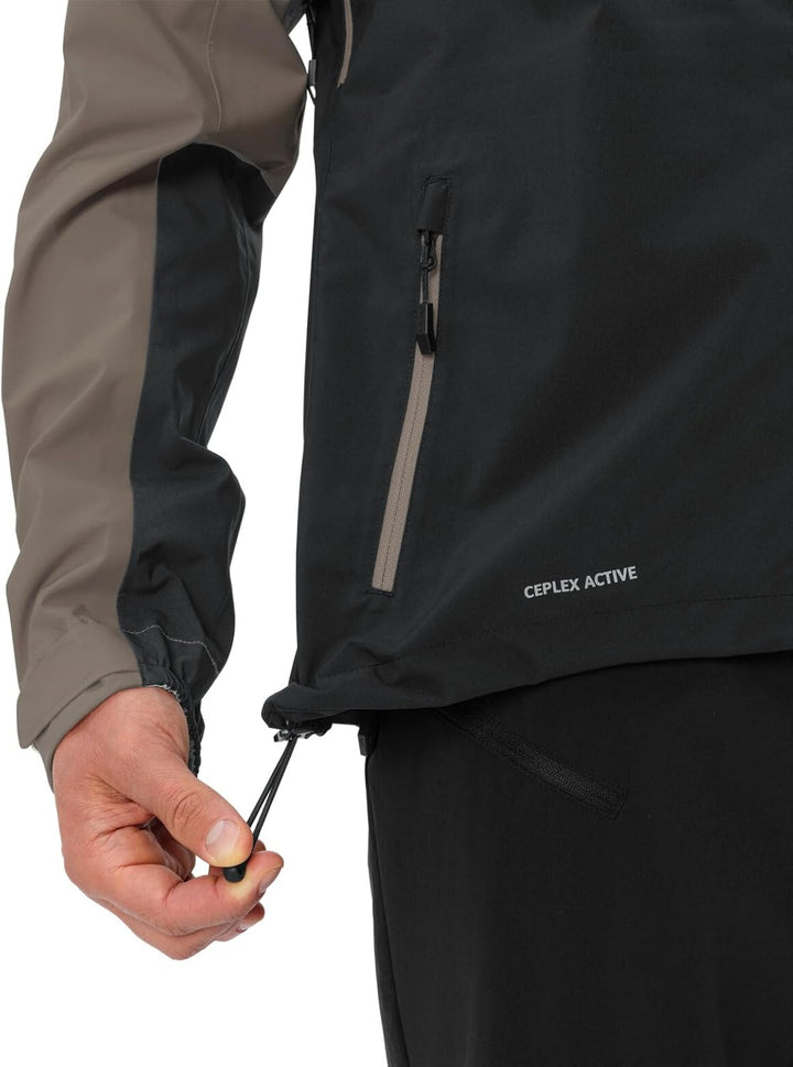 VAUDE Men's Moab Rain Jacket - Regenjacke Herren S coconut, S coconut