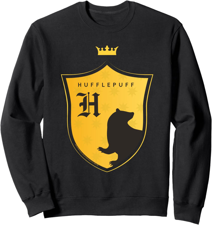 Harry Potter Hufflepuff 'H' Shield Crest Sweatshirt