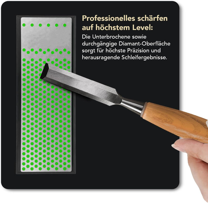 DMT 6-in. Machinist Diamond Whetstone in Plastic Box Extra-Fine Mechaniker Diamant-Schärfstein, Extr