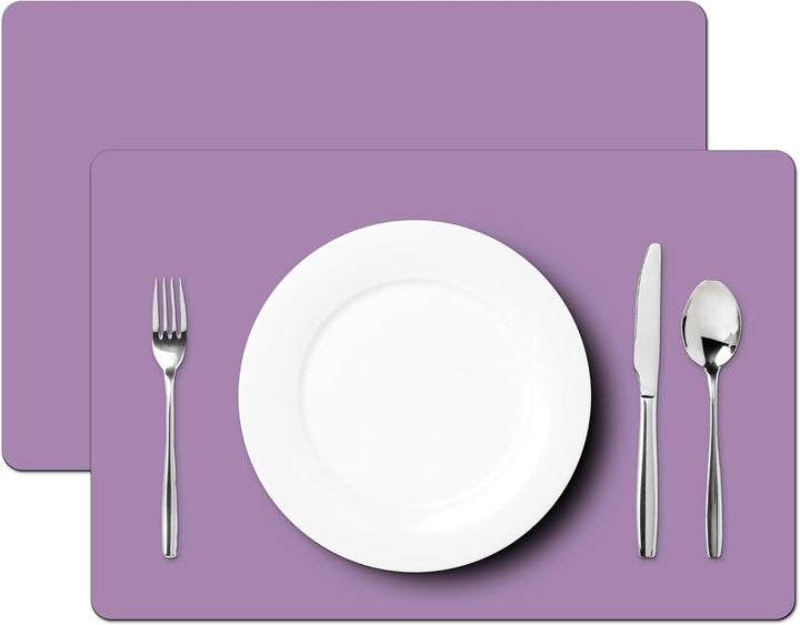 KitchenYeah© Platzsets Abwaschbar 6-Teilig 45x30 cm Tischsets Platzdeckchen Platzset Unterlage Tisch
