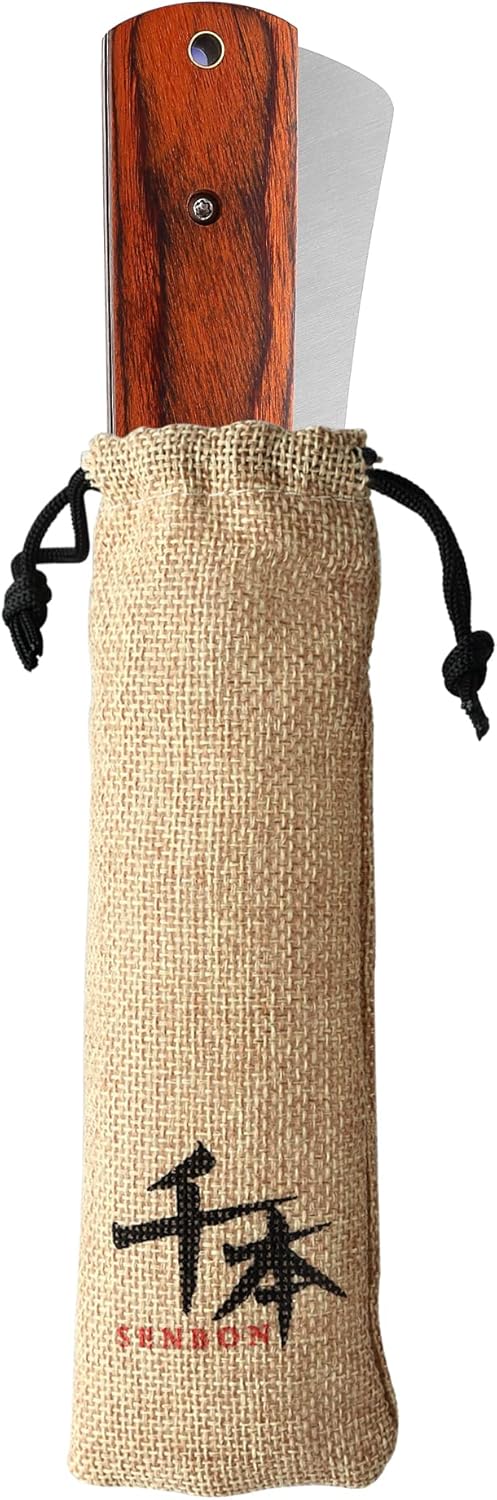 SENBON 440A Camping Kochmesser Edelstahl Ultrascharfes japanisches stil faltbares Küchenmesser Obstm