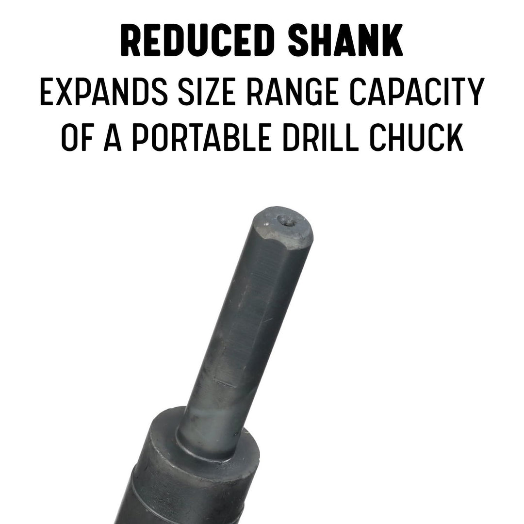 Drill America - DWDRSD1-7/32 Schnellarbeitsstahlbohrer mit reduziertem Schaft, 1-7/32 Zoll (4,5 cm)