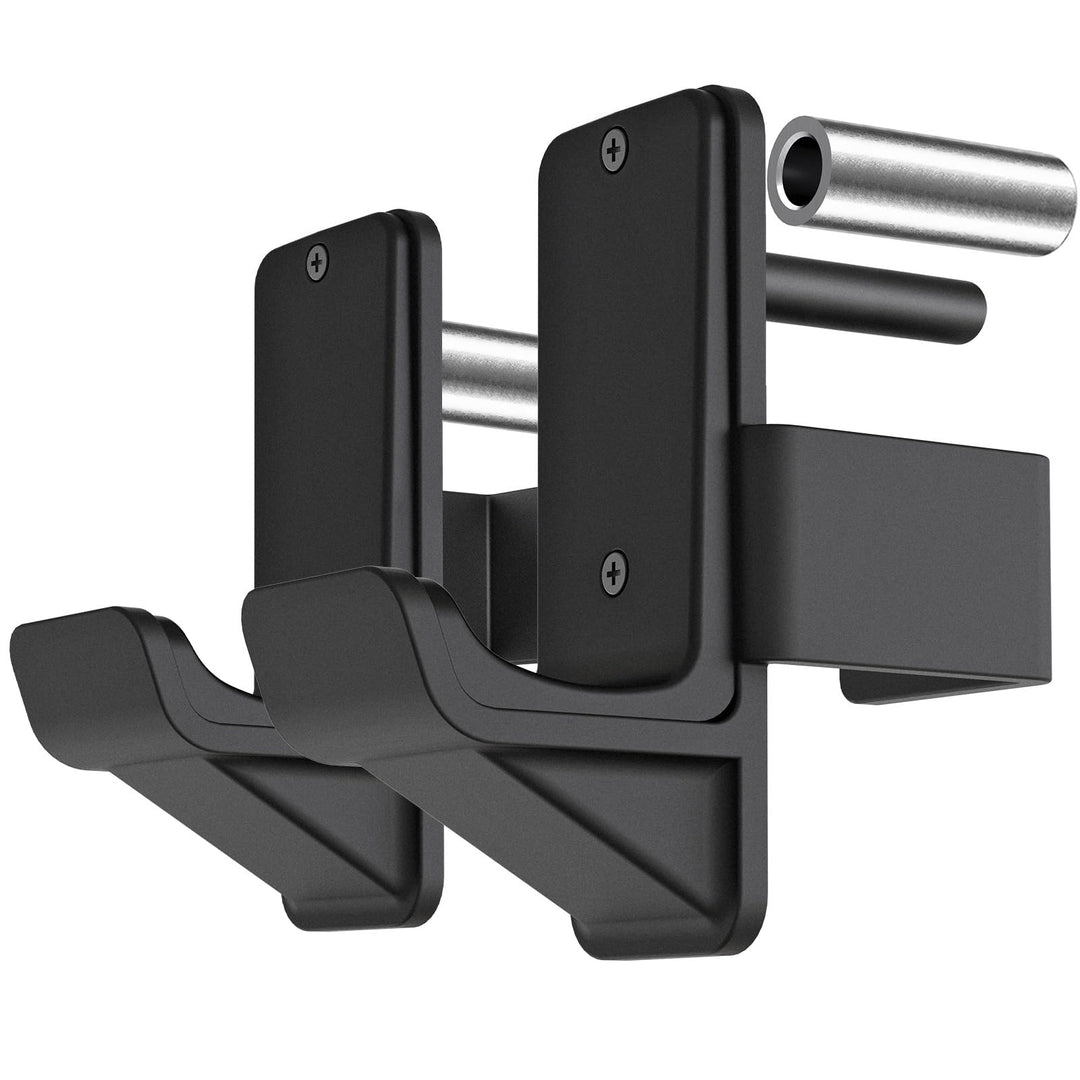 Kipika J-Haken für Power Rack – Unterseite verstärkte Stahlhaken mit Gummiauflage – 2 Stück B: für 5