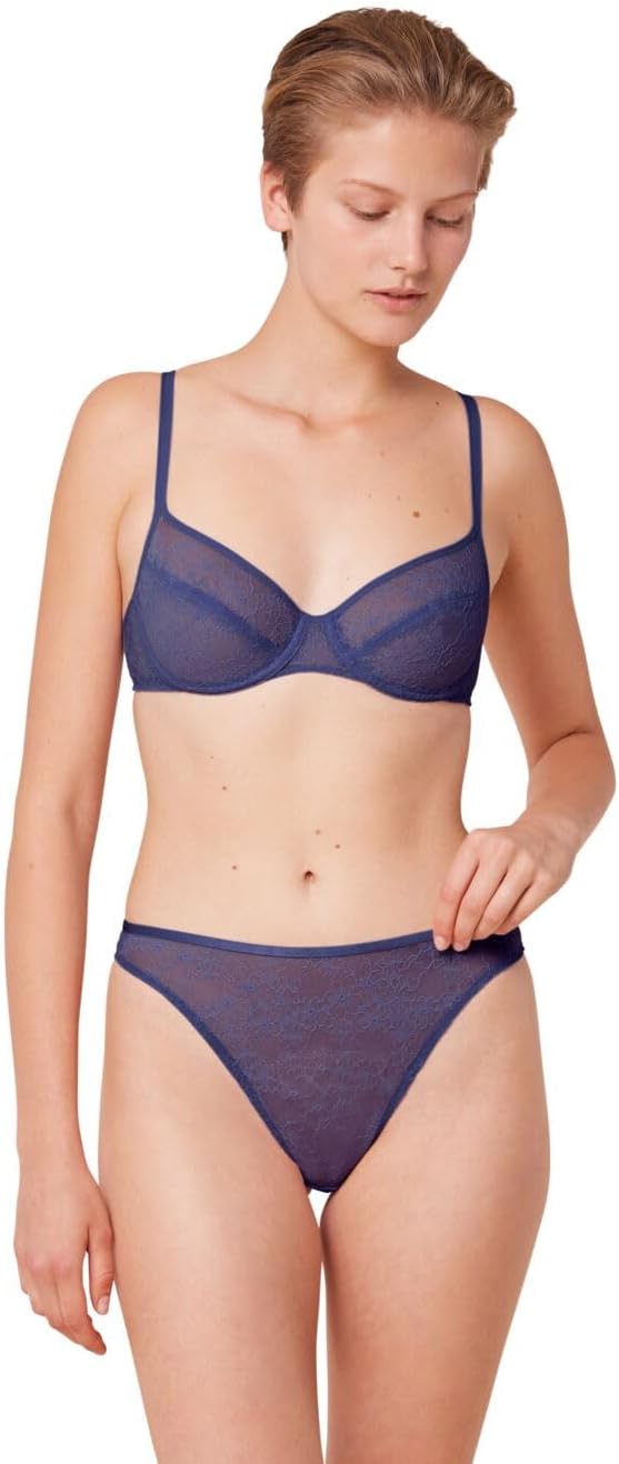 Triumph Damen Bright Spotlight W Bra, Halbtransparent, 70B Cool Water