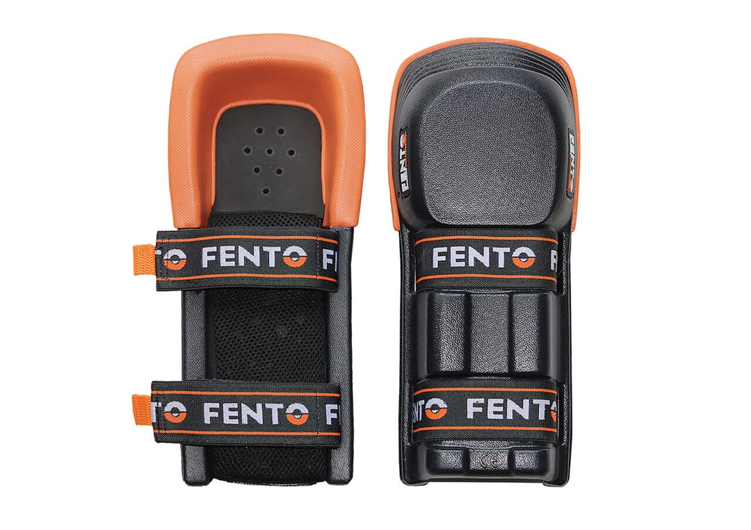 FENTO MAX | Extra hohe Premium Knieschoner für Profis im Baugewerbe, Boden- und Fliesenleger und Lan