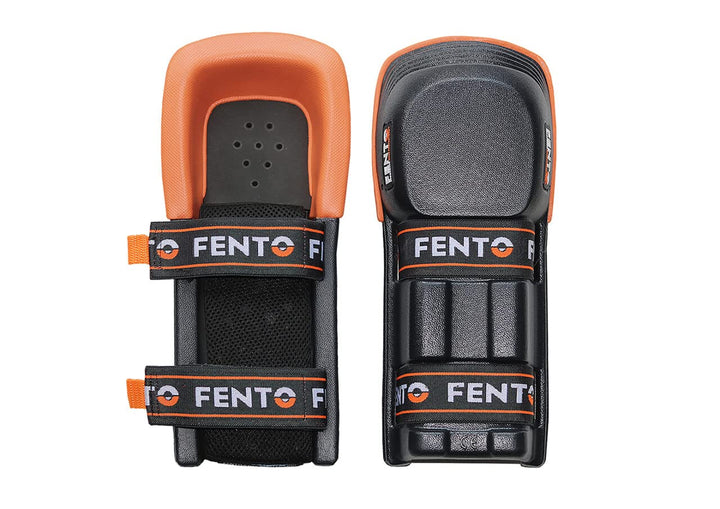 FENTO MAX | Extra hohe Premium Knieschoner für Profis im Baugewerbe, Boden- und Fliesenleger und Lan