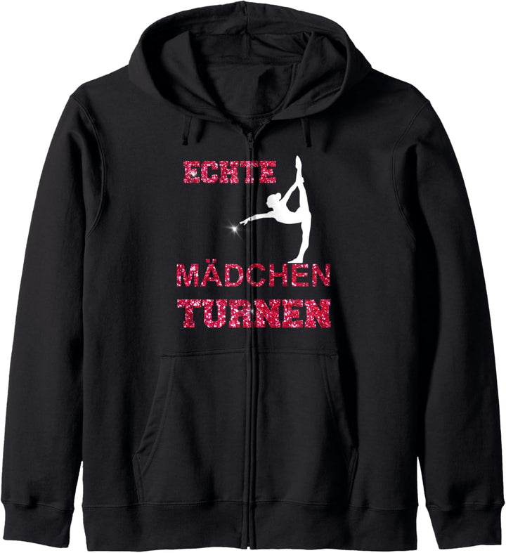 ECHTE MÄDCHEN TURNEN Kapuzenjacke