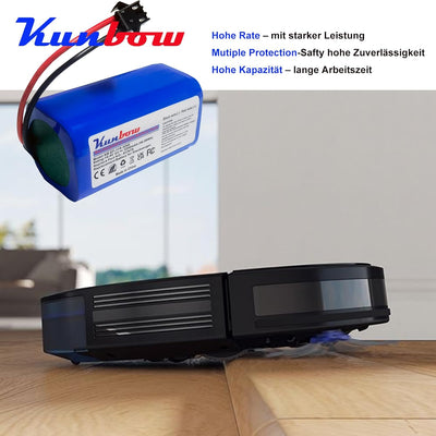 Kunbow 3200mAh Li-ion akku,Ersatzakku für Eufy RoboVac 11 11S MAX,30C 35C,G10 Hybrid,G40 Hybrid+,für