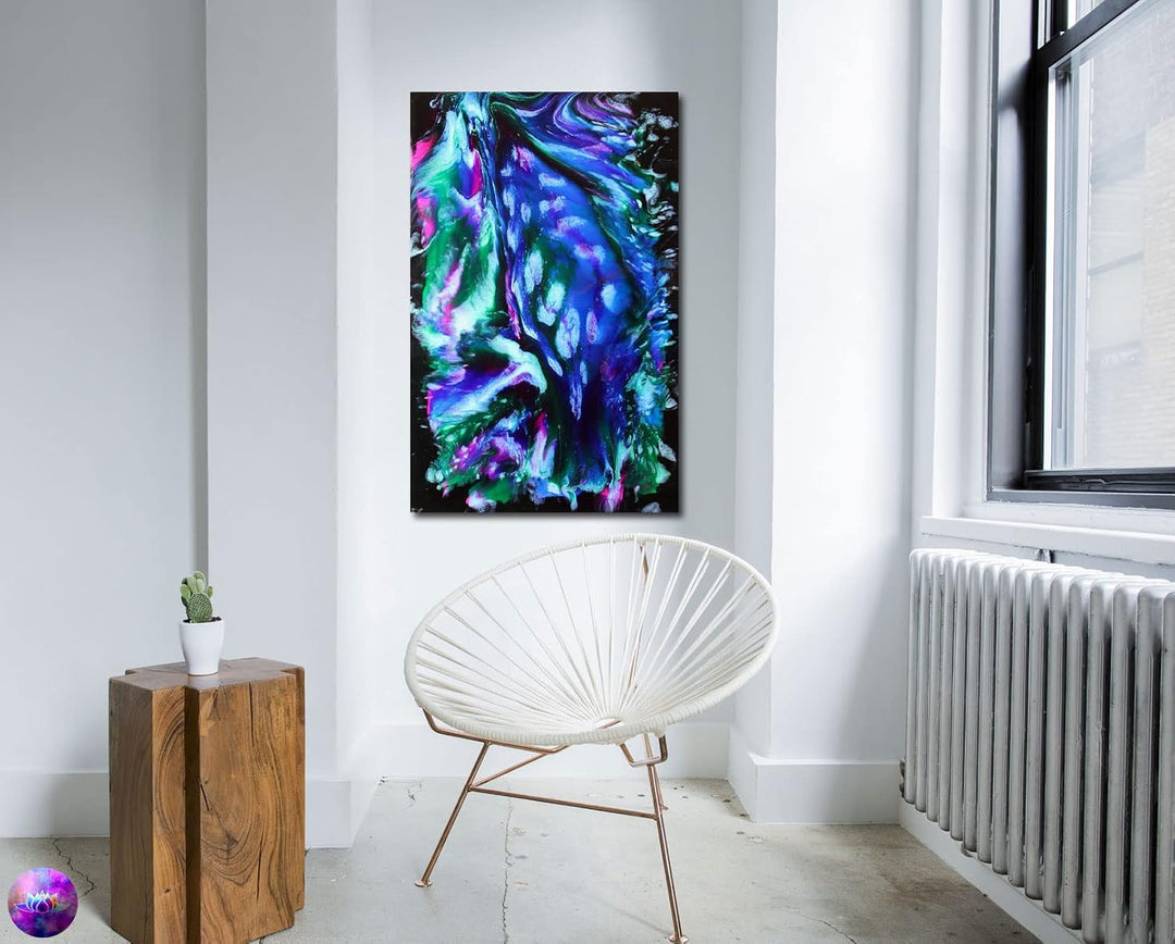 Gemälde Abstrakte Malerei Original - moderne hochglanz Wandbilder XXL - Resin Art Kunst Bild Harz Un