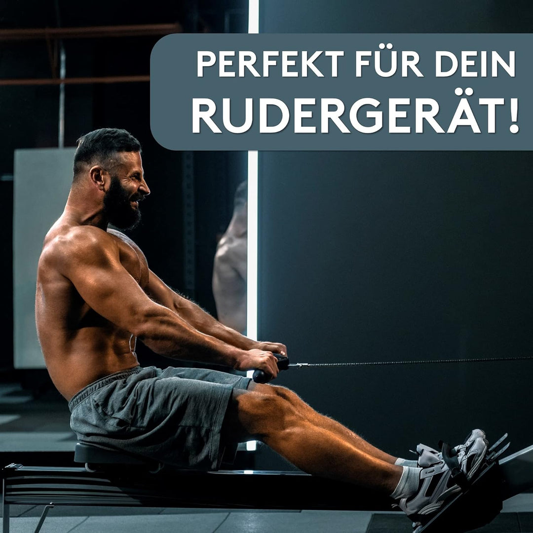 LILENO SPORTS Bodenschutzmatte [90x200 cm] Schwarz - Laufband Matte 1 mm Dicke - Fitness Unterlegmat