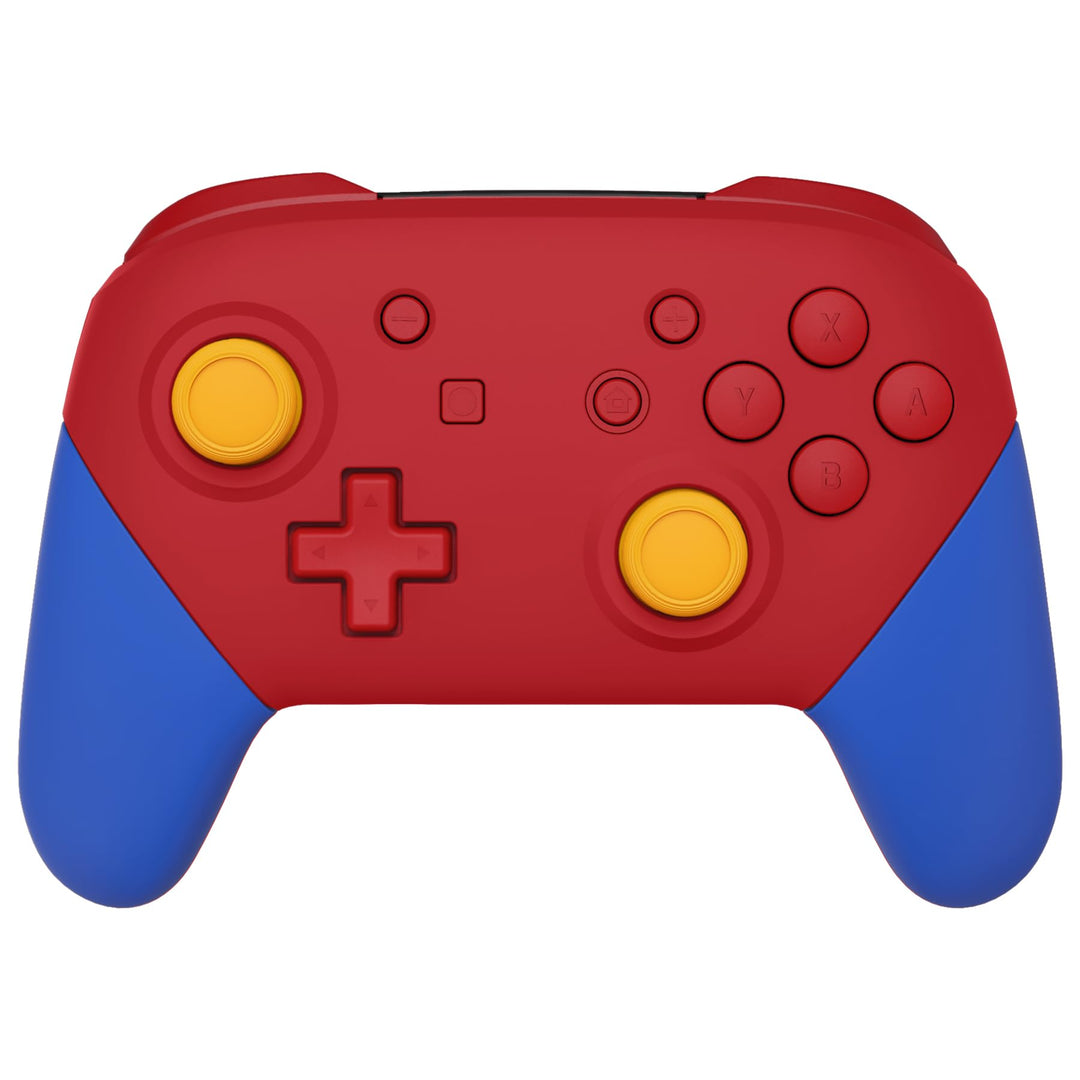 eXtremeRate Griff Hülle Set kompatibel mit Nintendo Switch Pro Controller, DIY-Ersatz Front Case/Bac