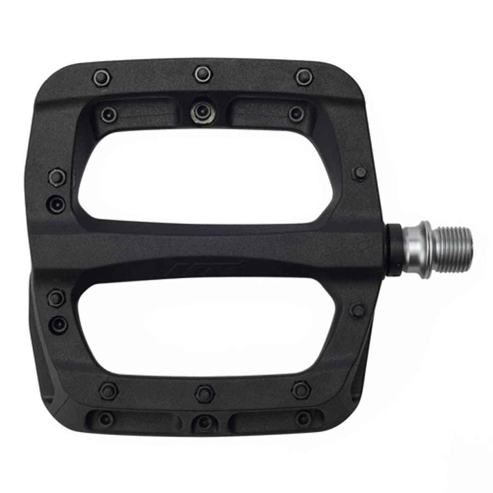 HT PA03A Nylon Flache Pedale Schwarz, Schwarz