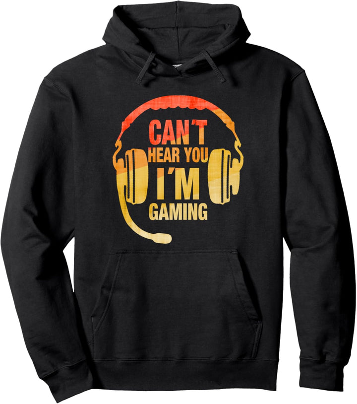 HEADSET ICH HÖRE DICH NICHT ICH ZOCKE Pullover Hoodie