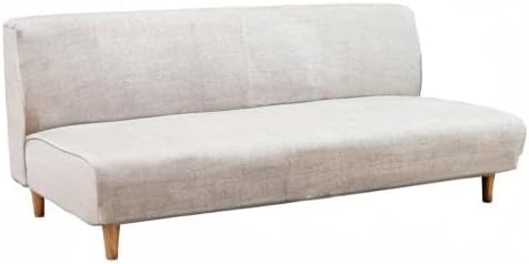 CHNSHOME Sofabezug ohne armlehnen Stretch Armlose sofaüberwurf Sofahusse Ohne Armlehne 2 sitzer Sofa